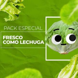 Pack fresco como lechuga