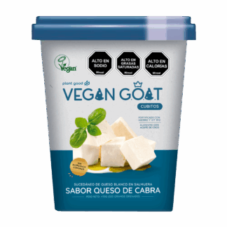 Queso vegetal premium en cubos sabor queso de cabra (200 gr)