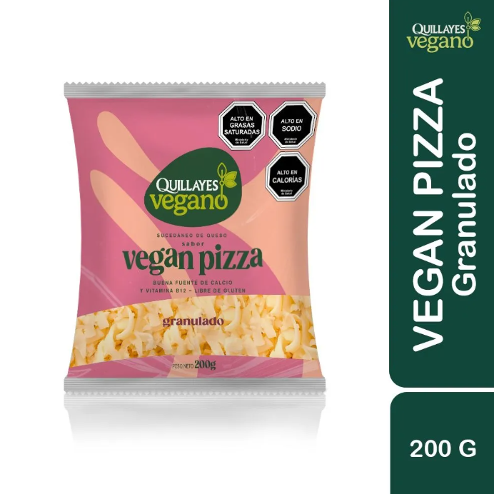 Queso Vegano Pizza Granulado Quillayes (200g)